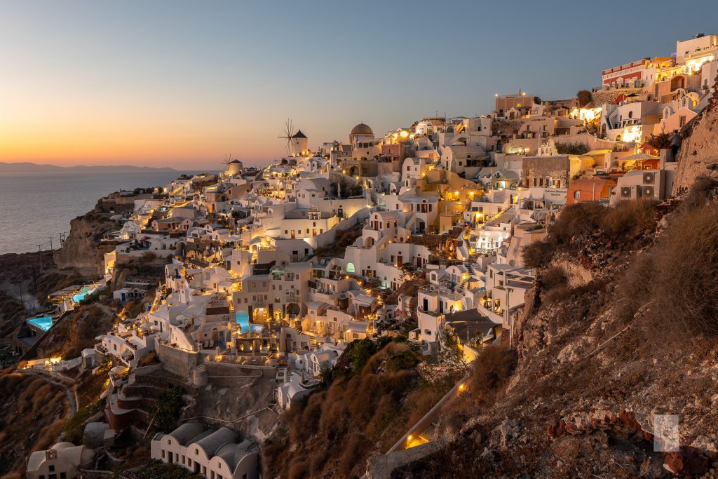 Aurélien KEMPF Un soir à Santorin en Grèce