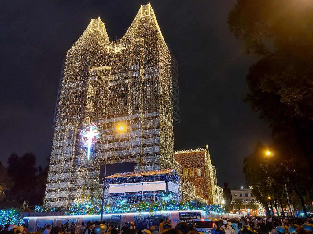 Cathédrale illuminée