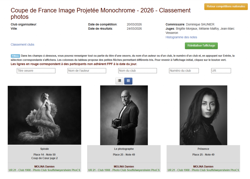 Coupe de France IP Monochrome