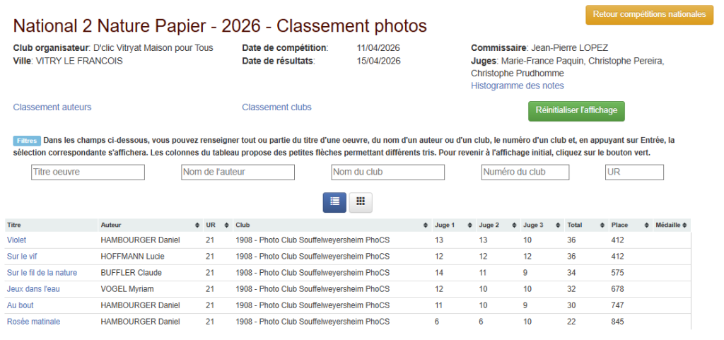 N2 Papier nature 2026